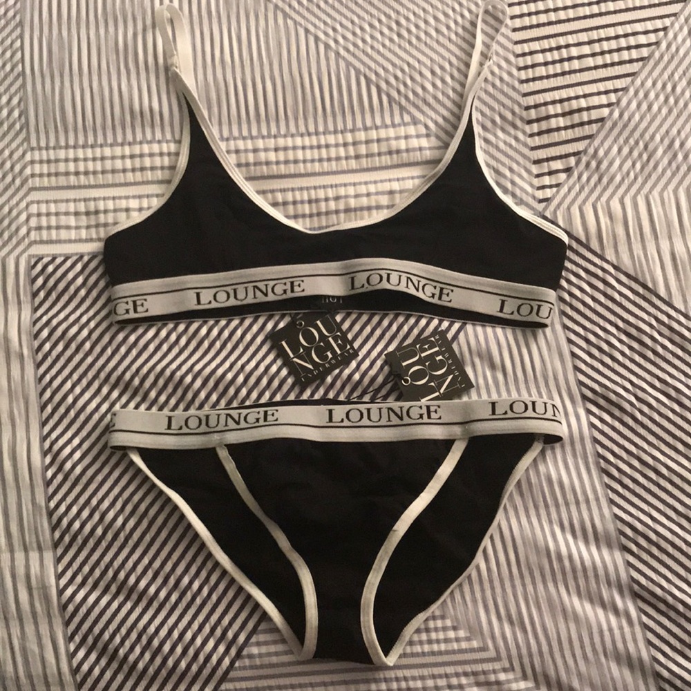 Lounge Bra and Underwear Set